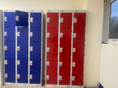 Run Of 2 Locker Units