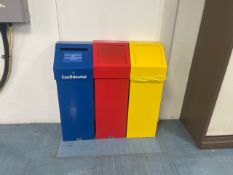 4 x Metal Waste Bins