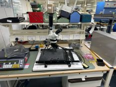 Panasonic Solid State Colour Camera On Microscope