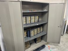Metal Storage Unit & Contents