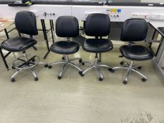 Clean Room Compliant Operator Chairs x4