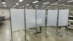White Privacy Screens x5
