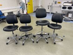 Clean Room Compliant Operator Chairs x4