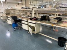 Bank of 4 Kaymar Work Desks