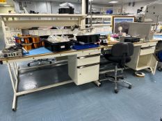 Kaymar Wooden Top Work Desk x2