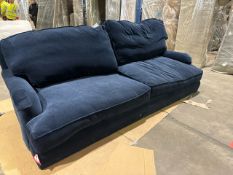 Bluebell 3 Seat Sofa In Cruise Smart Velvet RRP - £2620