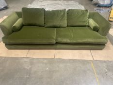 Larsen 3 Seat Sofa In Meadow Smart Velvet