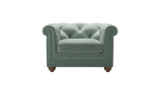 Patrick Loveseat In Sage Smart Velvet RRP - £2300