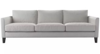Izzy 4 Seat Sofa In Alabaster Brushed Linen Cotton RRP - £2630