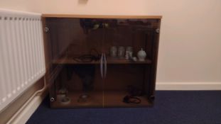 Double Glass Door Cabinet
