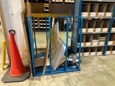 Blue Metal Storage Rack