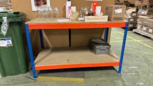 Metal Workbenche with Chipboard Top
