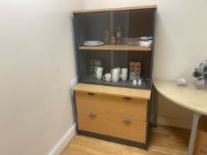 Glass Display Storage Cabinet