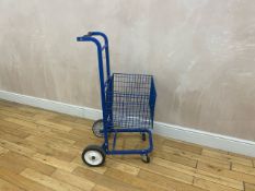 Blue Metal Trolley