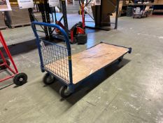 Blue Metal Trolley