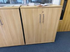 Pine Effect Office Cabinets x3