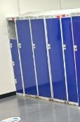 Bank of 5 Lockers