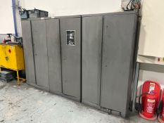 3 x Metal Storage Cabinets