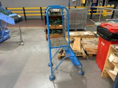 Blue Mobile Step Ladder
