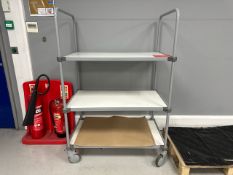 Grey metal Trolley