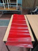 Red Welding Curtains Approx 30 Pieces