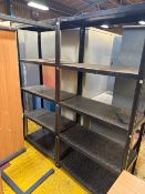 *NO RESERVE* Black Metal Shelving
