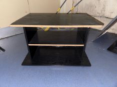 *NO RESERVE* Black Wood TV Stand x4