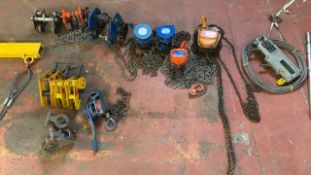 *NO RESERVE*Various Hoist Equipment