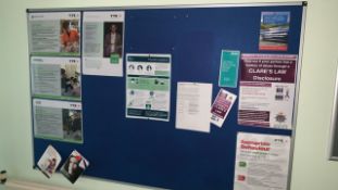 *NO RESERVE* Pair Of Felt Notice Boards