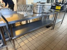 *NO RESERVE* Stainless Steel Prep Table