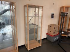 *NO RESERVE* Glass Shelved Display Cabinet