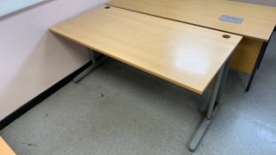 *NO RESERVE* Bank Of Four Office Tables