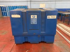 *NO RESERVE* Blue Plastic Hazardous Storage Container