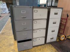 *NO RESERVE* Set Of 3 Filing Cabinets