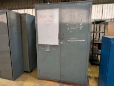 *NO RESERVE* Grey Wooden Cupboard with Pigeon Holes