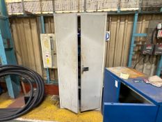*NO RESERVE* Grey Metal Cupboard Unit