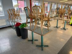 *NO RESERVE* 10x Canteen Tables and 20x Chairs