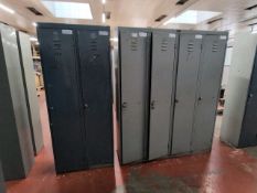 *NO RESERVE* Metal Lockers Set of 6 (4 + 2)