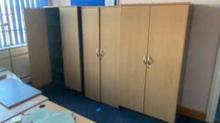 *NO RESERVE* Group Of 4 x Wooden Cupboards