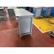 *NO RESERVE* Grey Metal Work Table With Drawers - Image 4 of 7