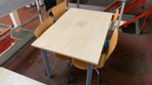 *NO RESERVE* Table And 4 Chairs