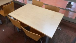 *NO RESERVE* Table And 4 Chairs