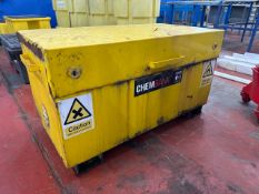 *NO RESERVE* Chembank Yellow Metal Storage Unit