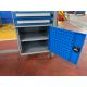 *NO RESERVE* Grey Metal Work Table With Drawers - Image 7 of 7