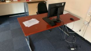 *NO RESERVE* Straight Foldout Desk