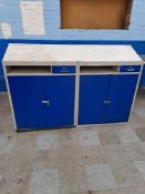 *NO RESERVE* Double Width Metal Instructor Work Station