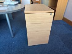*NO RESERVE* 3 Drawer Pedestal Unit x3