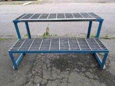 *NO RESERVE* Blue Metal Steps
