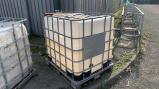 *NO RESERVE* 1000L Water Tank IBC