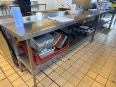 *NO RESERVE* Stainless Steel Prep Table